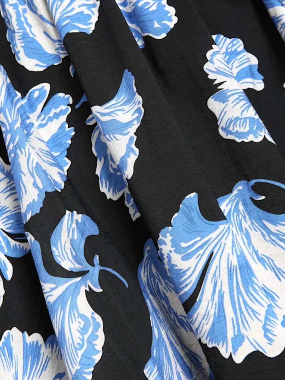 NWT Lulus Love Boldly Black Floral Print Strapless Maxi Dress - Size XS - Picture 5 of 5